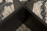 Couchtisch Flavio aus melaminbeschichteten Holz und gehärtetem Glas in Holzschwarz, 105×65×30 cm von Hanah Home – Bild 5