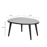 Couchtisch Gusto aus melaminbeschichteten Holz und gehärtetem Glas, 75×55×38 cm von Hanah Home – Bild 6