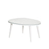 Couchtisch Gusto aus melaminbeschichteten Holz und gehärtetem Glas in Weiß und Transparent, 75×55×38 cm von Hanah Home – Bild 5
