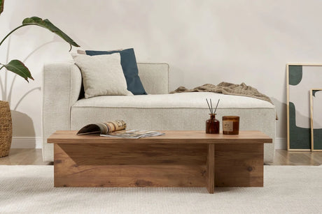 Couchtisch Harbor aus melaminbeschichteter Spanplatte, 120×45×30 cm von Hanah Home – Bild 1