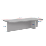 Couchtisch Harbor aus Holz, 120×45×30 cm - ZEN ZONE Furniture