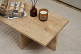 Couchtisch Harbor aus melaminbeschichteter Spanplatte in Saphir-Eiche, 120×45×30 cm von Hanah Home – Bild 5