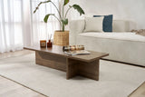 Couchtisch Harbor aus melaminbeschichteter Spanplatte in Walnuss, 120×45×30 cm von Hanah Home – Bild 2
