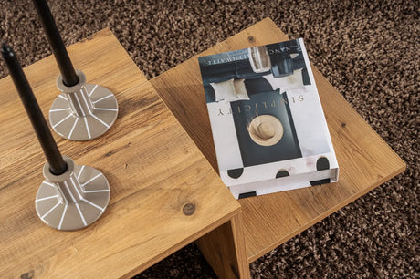 Couchtisch Harmony aus melaminbeschichteten Holz, 80×40×40 cm von Hanah Home – Bild 3