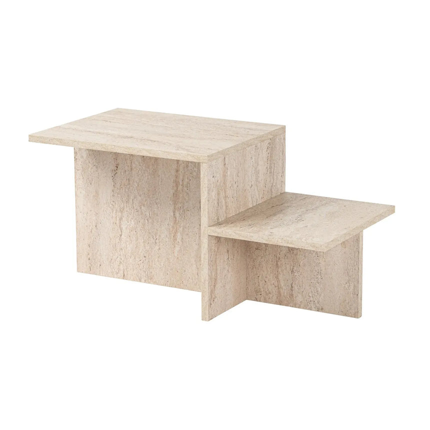 Couchtisch Harmony aus melaminbeschichteten Holz, 80×40×40 cm - ZEN ZONE Furniture