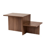 Couchtisch Harmony aus melaminbeschichteten Holz, 80×40×40 cm - ZEN ZONE Furniture