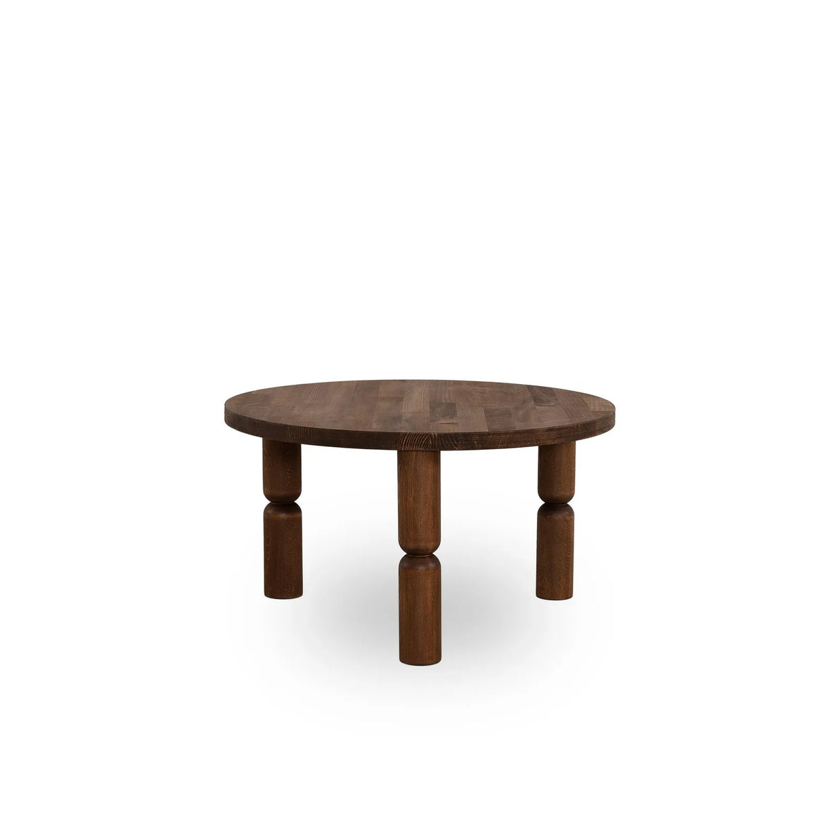 Couchtisch Ida aus Buchenholz in Walnuss, 70×70×40 cm von Hanah Home – Bild 6