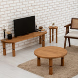 Couchtisch Ida aus Massivholz in Kastanie, 70×70×40 cm von Hanah Home – Bild 3