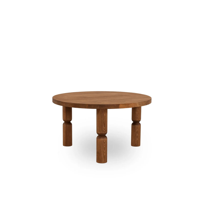 Couchtisch Ida aus Massivholz in Kastanie, 70×70×40 cm von Hanah Home – Bild 6