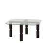 Couchtisch Kei aus Buchenholz und gehärtetem Glas in Anthrazit und Transparent, 80×80×40 cm von Hanah Home – Bild 9