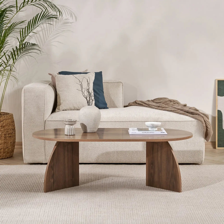 Couchtisch Melina aus melaminbeschichteten Holz, 120×60×40 cm von Hanah Home – Bild 2