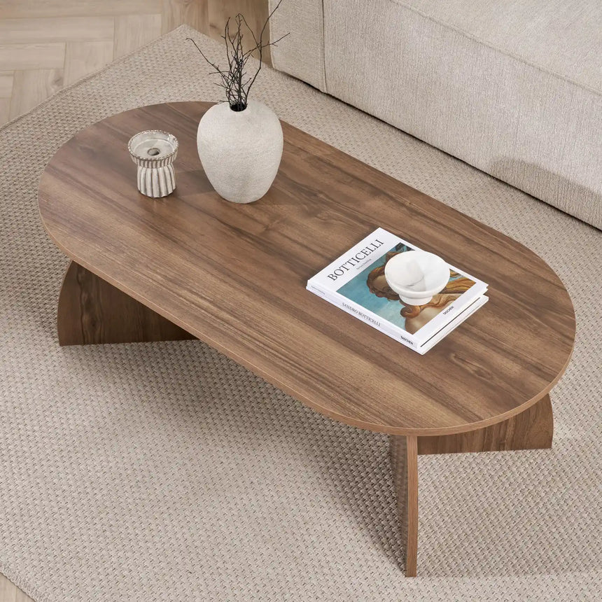 Couchtisch Melina aus melaminbeschichteten Holz, 120×60×40 cm von Hanah Home – Bild 3