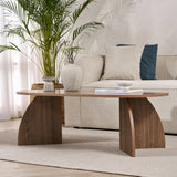 Couchtisch Melina aus melaminbeschichteten Holz, 120×60×40 cm von Hanah Home – Bild 4