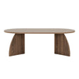 Couchtisch Melina aus melaminbeschichteten Holz, 120×60×40 cm - ZEN ZONE Furniture