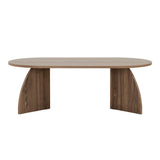 Couchtisch Melina aus melaminbeschichteten Holz, 120×60×40 cm - ZEN ZONE Furniture