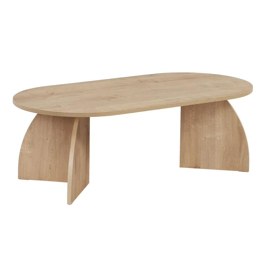 Couchtisch Melina aus melaminbeschichteten Holz, 120×60×40 cm - ZEN ZONE Furniture