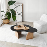 Couchtisch Melted aus melaminbeschichteten Holz, 105×65×35 cm von Hanah Home – Bild 3
