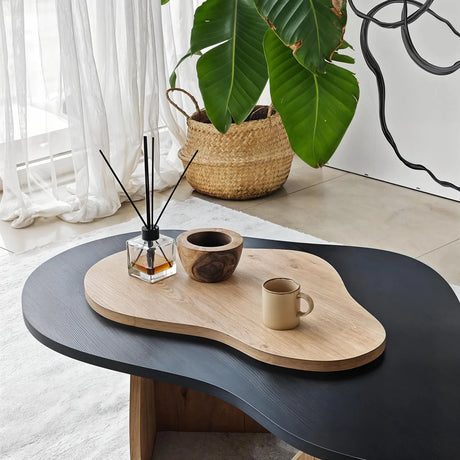 Couchtisch Melted aus melaminbeschichteten Holz, 105×65×35 cm von Hanah Home – Bild 6