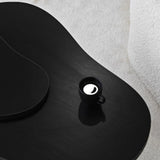 Couchtisch Melted aus melaminbeschichteten Holz in Schwarz, 105×65×35 cm von Hanah Home – Bild 7