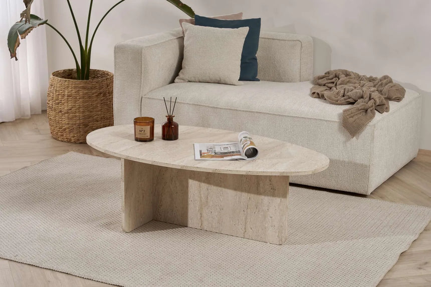 Couchtisch Orba aus melaminbeschichteter Spanplatte, 120×65×40 cm von Hanah Home – Bild 1
