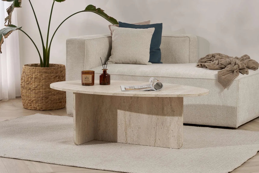 Couchtisch Orba aus melaminbeschichteter Spanplatte, 120×65×40 cm von Hanah Home – Bild 2