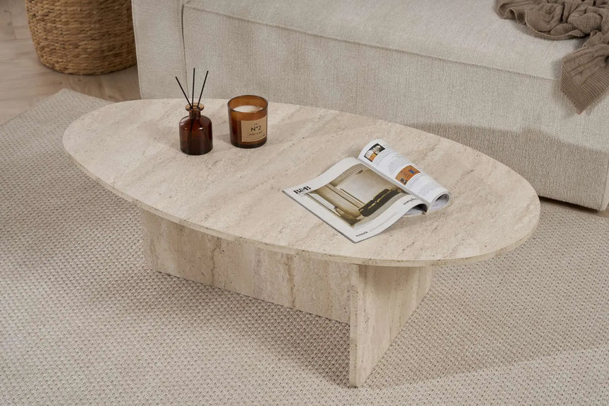 Couchtisch Orba aus melaminbeschichteter Spanplatte, 120×65×40 cm von Hanah Home – Bild 4
