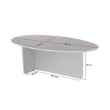 Couchtisch Orba aus Holz, 120×65×40 cm - ZEN ZONE Furniture