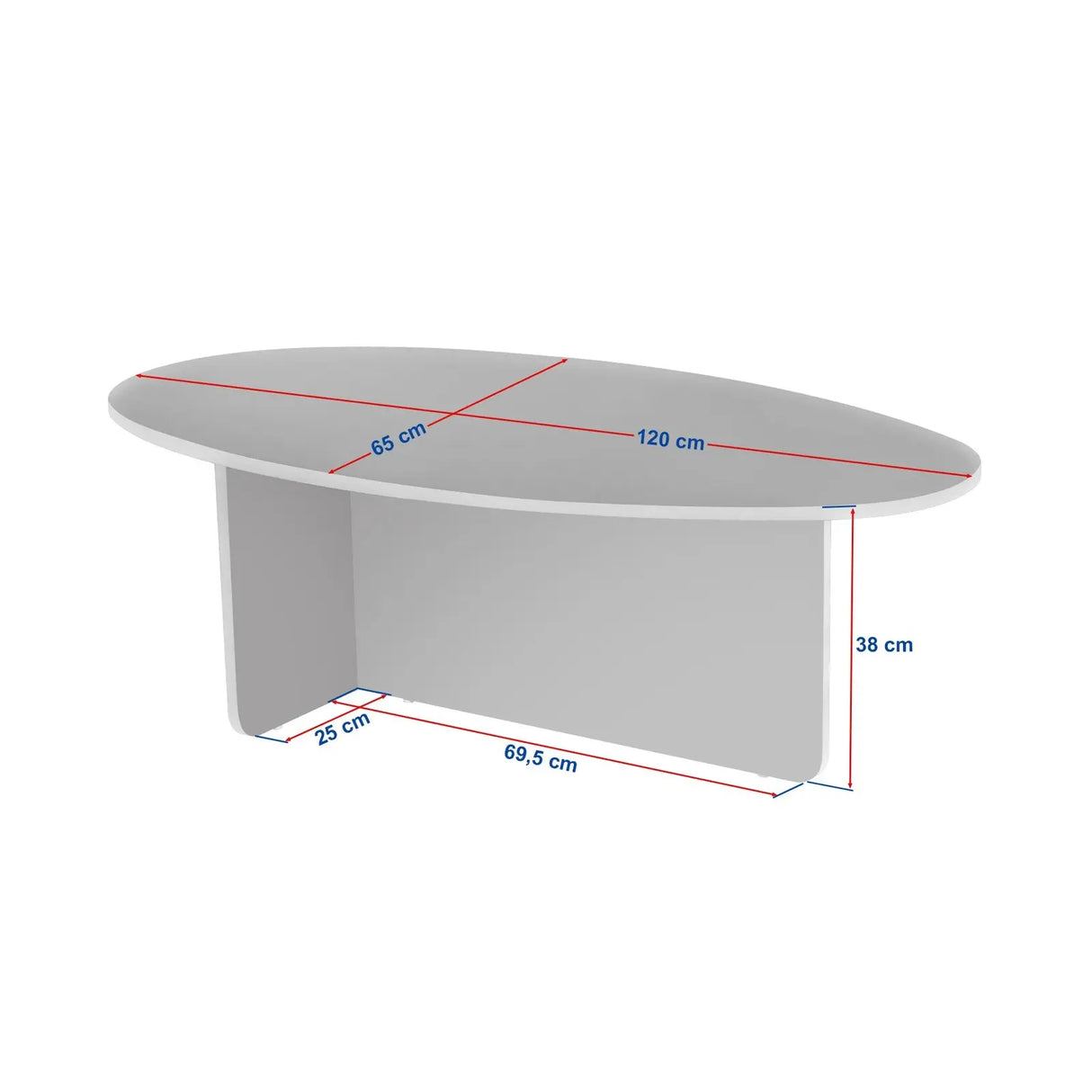 Couchtisch Orba aus Holz, 120×65×40 cm - ZEN ZONE Furniture