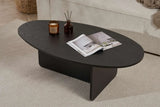 Couchtisch Orba aus melaminbeschichteter Spanplatte in Holzschwarz, 120×65×40 cm von Hanah Home – Bild 4