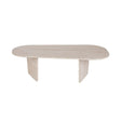 Couchtisch Ovalis aus Holz, 130×65×40 cm - ZEN ZONE Furniture