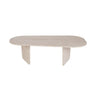 Couchtisch Ovalis aus Holz, 130×65×40 cm - ZEN ZONE Furniture