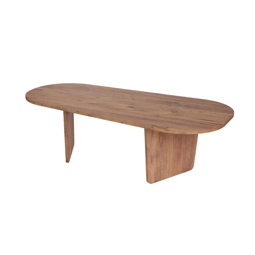 Couchtisch Ovalis aus Holz, 130×65×40 cm - ZEN ZONE Furniture