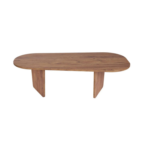 Couchtisch Ovalis aus Holz, 130×65×40 cm - ZEN ZONE Furniture