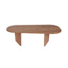 Couchtisch Ovalis aus Holz, 130×65×40 cm - ZEN ZONE Furniture