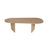Couchtisch Ovalis aus Holz, 130×65×40 cm - ZEN ZONE Furniture
