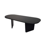 Couchtisch Ovalis aus Holz, 130×65×40 cm - ZEN ZONE Furniture
