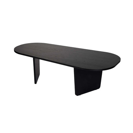 Couchtisch Ovalis aus Holz, 130×65×40 cm - ZEN ZONE Furniture