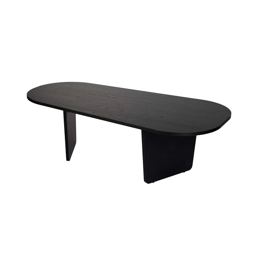 Couchtisch Ovalis aus Holz, 130×65×40 cm - ZEN ZONE Furniture