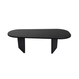 Couchtisch Ovalis aus Holz, 130×65×40 cm - ZEN ZONE Furniture