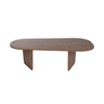 Couchtisch Ovalis aus Holz, 130×65×40 cm - ZEN ZONE Furniture