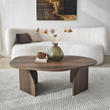 Couchtisch Rock aus melaminbeschichteten Holz, 100×60×35 cm von Hanah Home – Bild 2