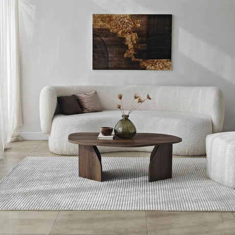 Couchtisch Rock aus melaminbeschichteten Holz, 100×60×35 cm von Hanah Home – Bild 3