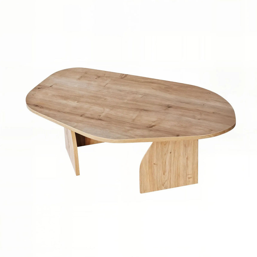 Couchtisch Rock aus melaminbeschichteten Holz in Saphir-Eiche, 100×60×35 cm von Hanah Home – Bild 8
