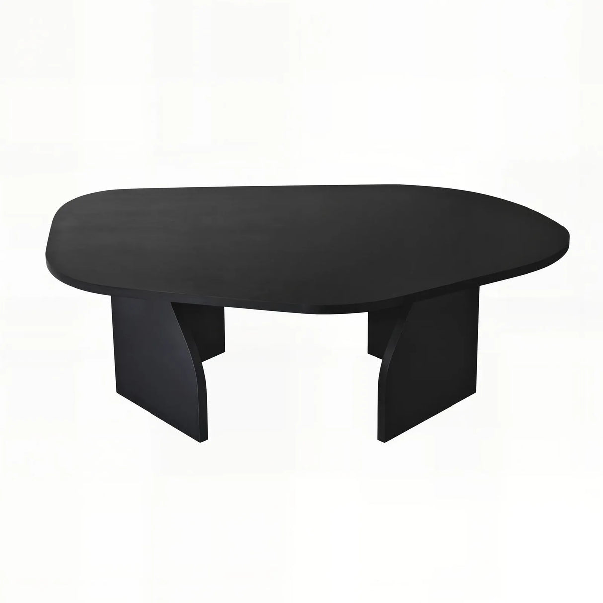 Couchtisch Rock aus melaminbeschichteten Holz in Schwarz, 100×60×35 cm von Hanah Home – Bild 9