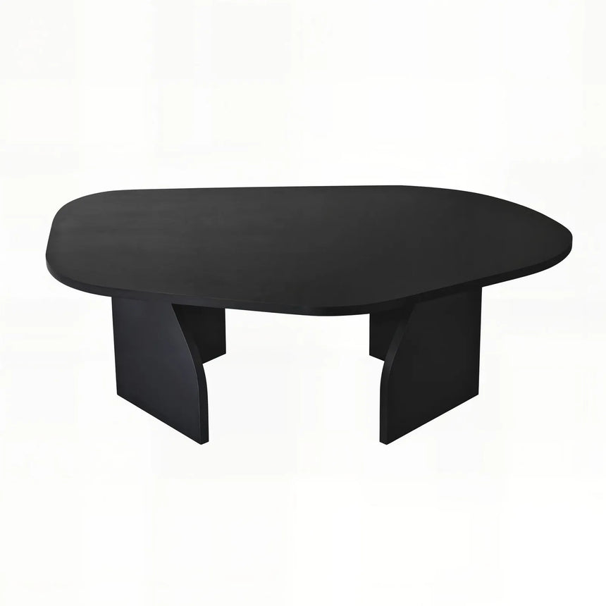Couchtisch Rock aus melaminbeschichteten Holz in Schwarz, 100×60×35 cm von Hanah Home – Bild 9