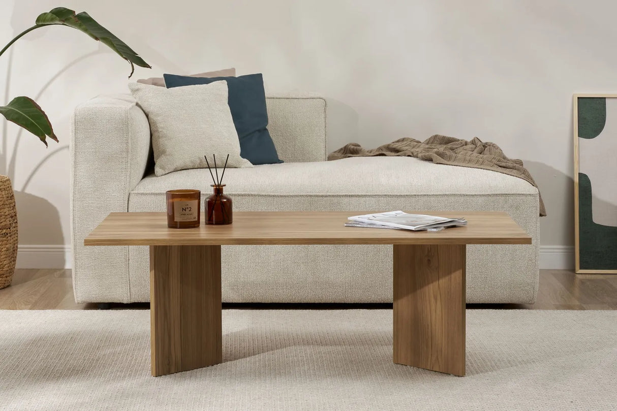 Couchtisch Sabin aus melaminbeschichteten Holz, 119×60×40 cm von Hanah Home – Bild 2