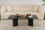 Couchtisch Sabin aus melaminbeschichteten Holz in Holzschwarz, 119×60×40 cm von Hanah Home – Bild 2