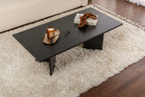 Couchtisch Sabin aus melaminbeschichteten Holz in Holzschwarz, 119×60×40 cm von Hanah Home – Bild 3