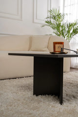 Couchtisch Sabin aus melaminbeschichteten Holz in Holzschwarz, 119×60×40 cm von Hanah Home – Bild 4