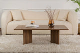 Couchtisch Sabin aus melaminbeschichteten Holz in Venezia-Walnuss, 119×60×40 cm von Hanah Home – Bild 2